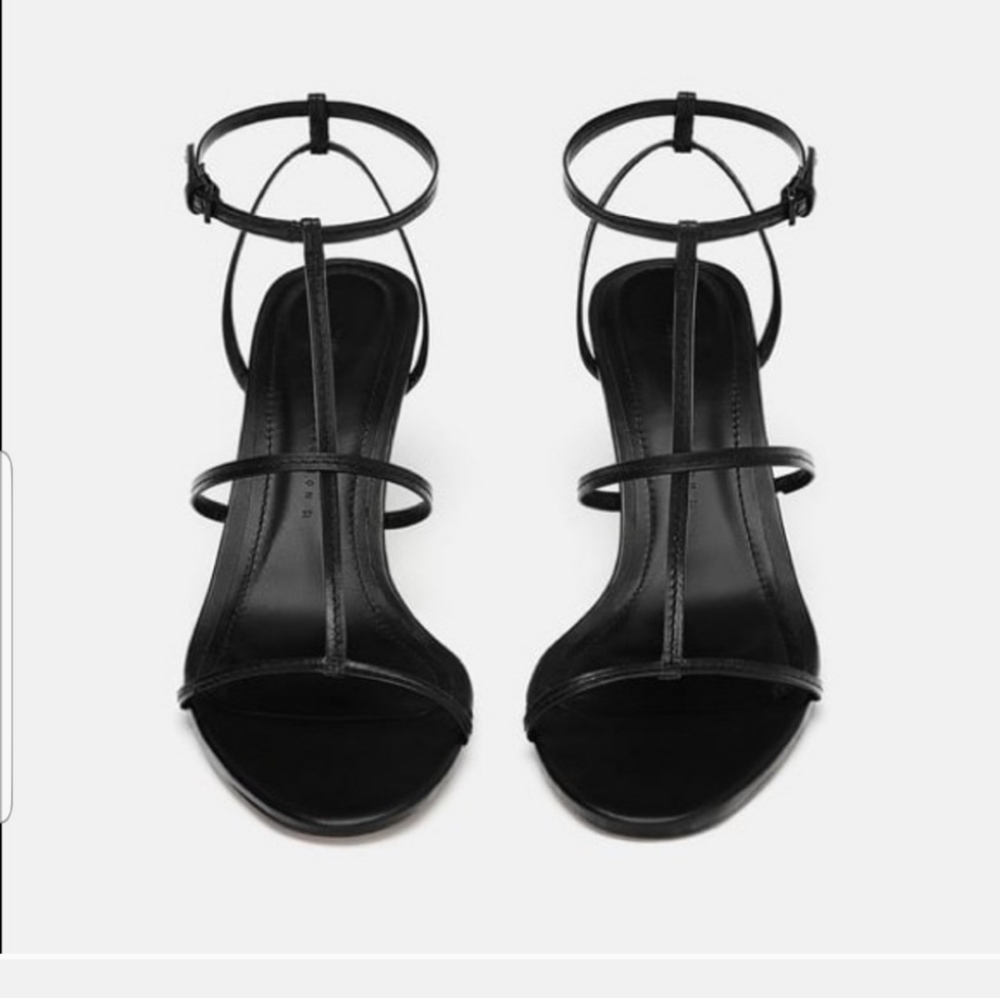 Zara Red strappy sandals